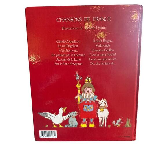 CHANSONS DE FRANCE Illustrated book French language - Picture 5 of 8